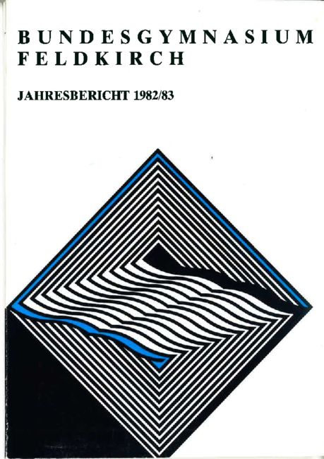 Jahresbericht 1982-1983 Deckblatt
