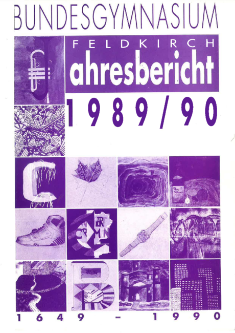 Jahresbericht 1989-1990 Deckblatt