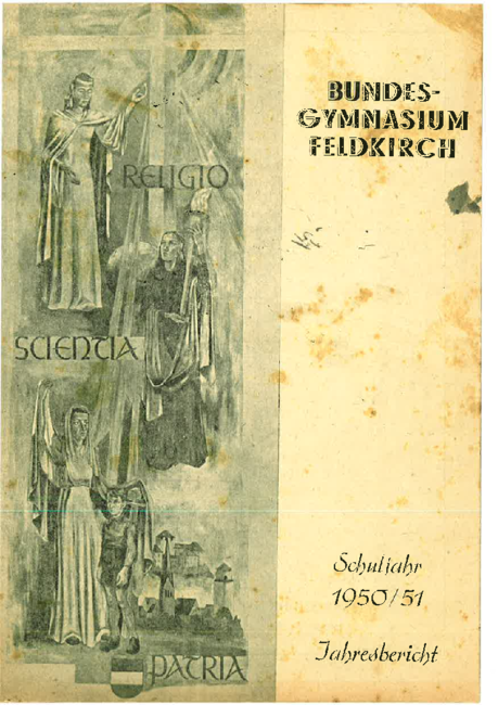 Jahresbericht 1950-1951 Deckblatt