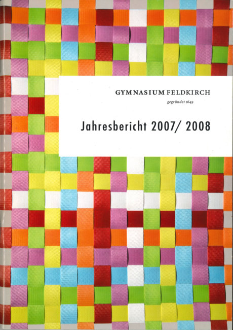 Jahresbericht 2007-2008 Deckblatt