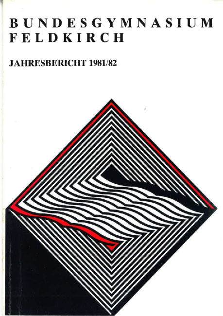 Jahresbericht 1981-1982 Deckblatt